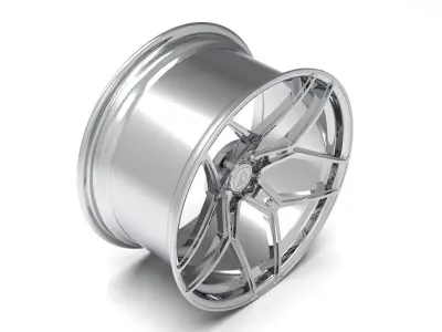 Custom-Rim-Wheel-AB5 stainless steel wheel 3D print model