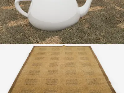 Rugs No 152 Low-poly 3D model