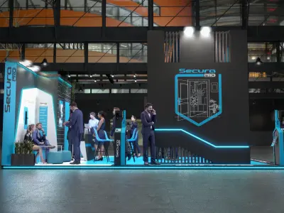 Home Security exhibition Stand  3D model