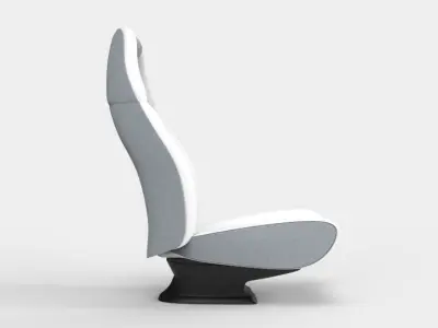 Minimal elegance - car seat concept design 3D model