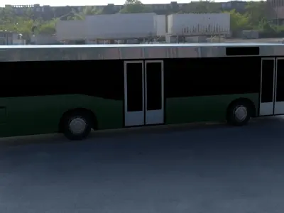 MAZ 105 HDRI 3D model