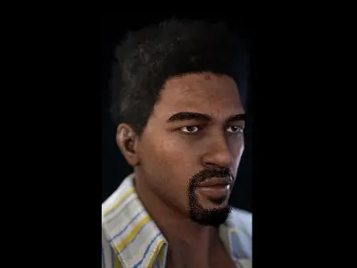 Character  Rigged  NPC Low-poly 3D model