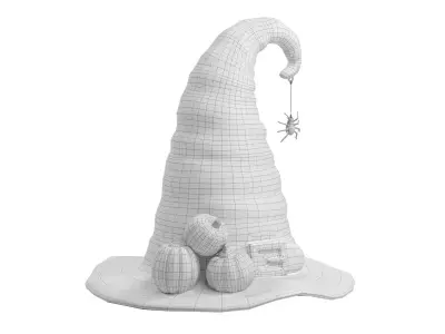 Halloween interior decoration set 01 3D model