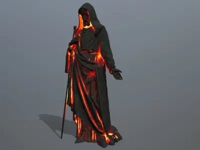 statue    Low-poly 3D model