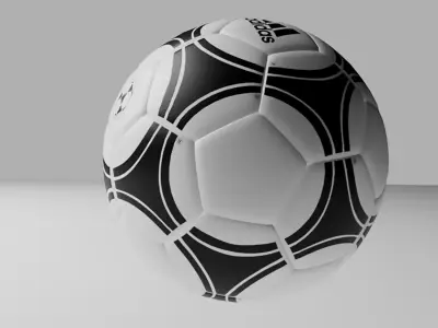  Soccer Ball   Low-poly 3D model