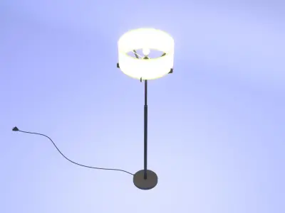 PBR Floor Lamp 3D model