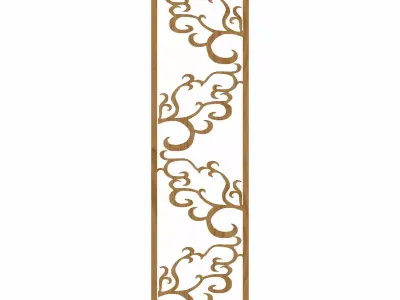 Decorative panel STL 3D model 13
