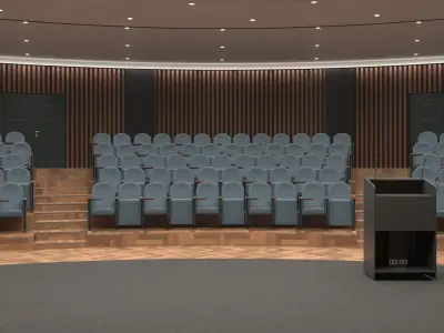 Performance hall 3D model