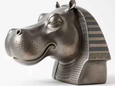 Hippopotamus 3D print model