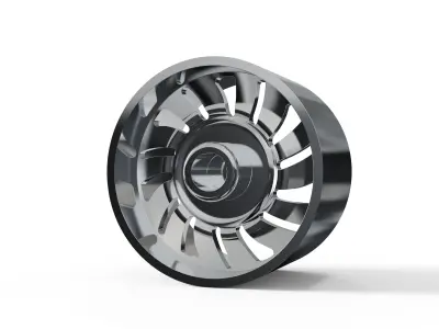REAR forgiato Turbinata DURO DUALLY WHEEL 3D print model