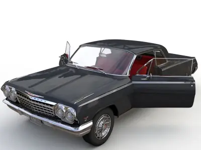 Chevy Impala SS Coupe 1962 3D model