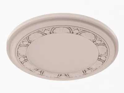 Classic Ceiling Medallion 57 3D model