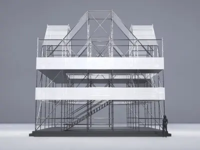 Layher Structure Pavilion 7 3D model