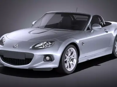 Mazda mx5 2015 VRAY 3D model