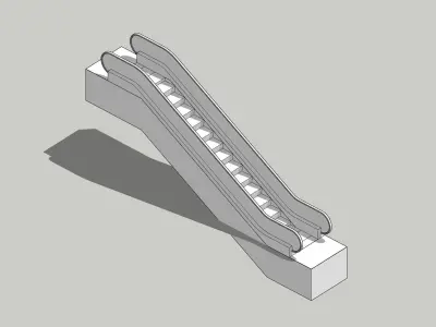 Escalator 3D model