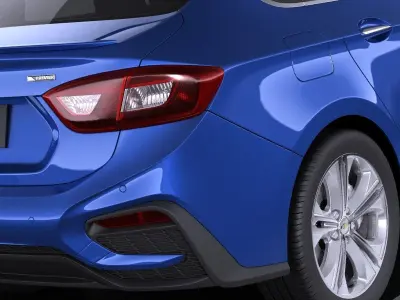 Chevrolet Cruze sedan 2016 VRAY 3D model