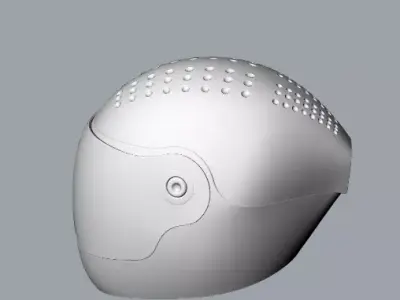 motorcycle helmet 3D model