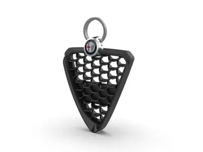 Alfa Romeo Giulietta Front Grill Keychain 3D print model