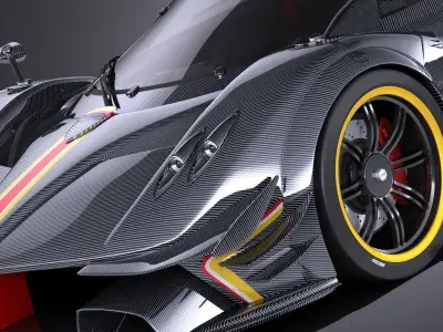 Pagani Zonda Revolucion 2013 VRAY 3D model