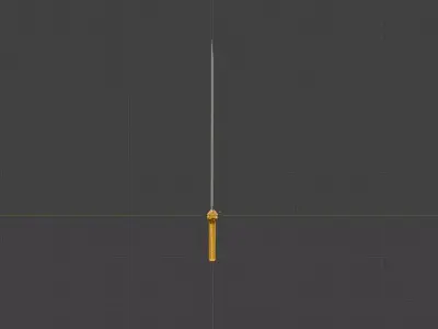 Low Poly Sword Free low-poly 3D model