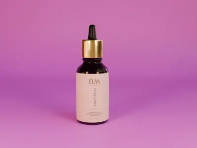 Elan bottle Free 3D model