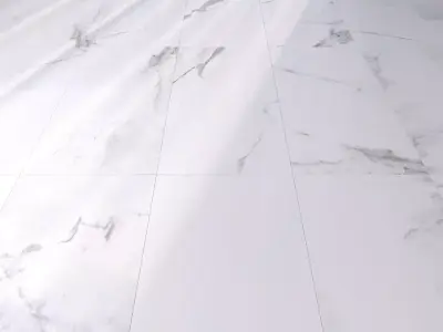 Marble Floor Classic Calacatta White Set  Texture