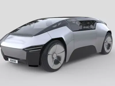 AI-Driven Urban Crossover 3D model