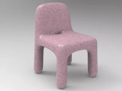 Guq Kid Chair Low-poly 3D model