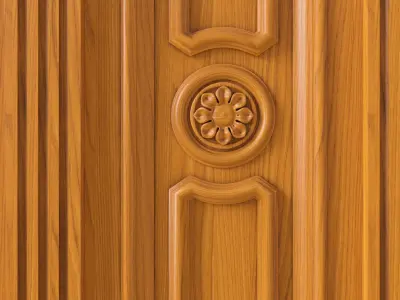 Wooden panel  03 06  3D model