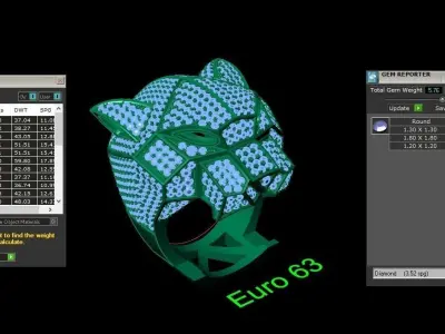 Tiger Ring TR 24 3D print model