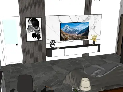 3D design of bedroom 3D model