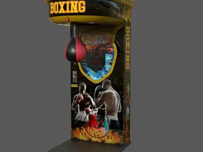 BOXER ARCADE MACHINE 3D model