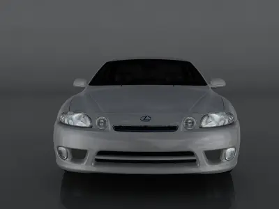 Lexus SC300 1997  Low-poly 3D model
