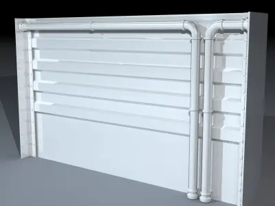 Metal Wall Element 3D model