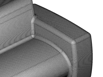 Plastic Marvelous Sofa Toy 3D model