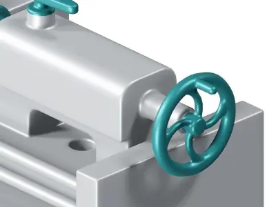 Engineering Lathe Toy 3D model