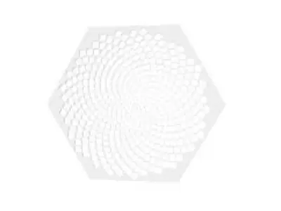 Fibonacci Coaster or Wall Decoration Free 3D model