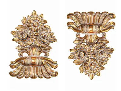 Classic carved 127 3D model