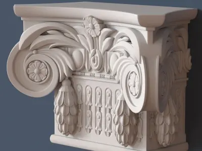 Pilaster Capital 3D model buy