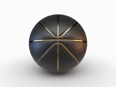 Basketball Black 3D model