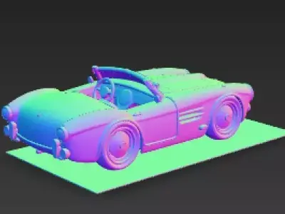 Maserati 3500 GT 3D Model 3D print model