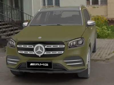 Mercedes-Benz S-GLS 580 AMG  3D model 3D model