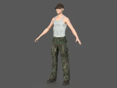 CASUAL CLOTHING PACK 2  Low-poly 3D model