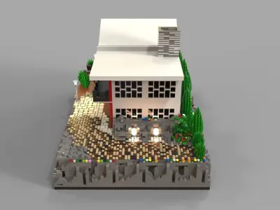 Lego Villa 3D model