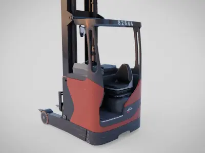 Forklift - Linde R 16 Low-poly 3D model