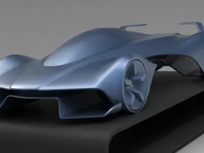 Hypercar Model 1v1  3D print model
