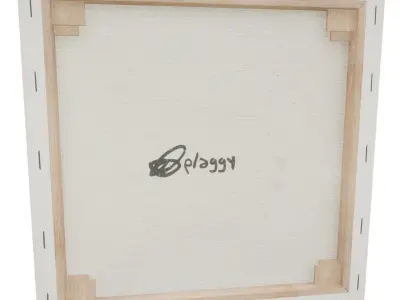 Canvas - miK Low-poly 3D model