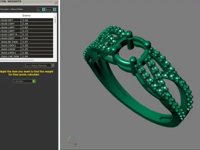 Rings for Women Womens Rings Stone Ring Ready STL 3DM Models  3D print model buy