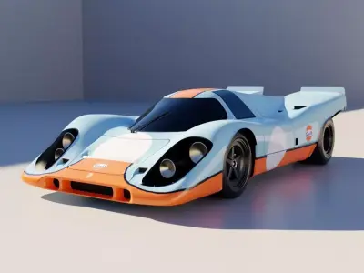 Porsche 917 3D model