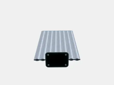 EILIF Screen freestanding 2 Low-poly 3D model